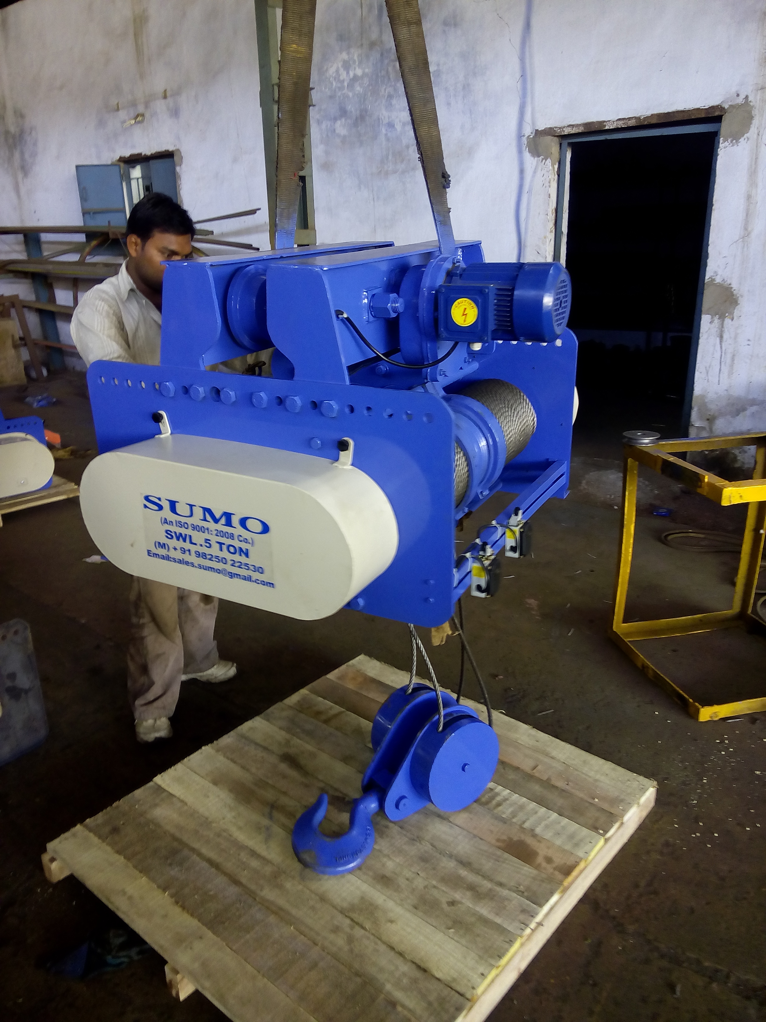 Wire Rope Hoist Manufacturer in Ahmedabad, Gujarat